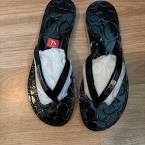 Coach flip flops